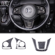 For Honda N-BOX JF3 JF4 2017-2021 Car Steering Wheel Panel Decoration Cover Trim Moulding Sticker So