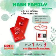 MASK FAMILY - Mặt nạ từ tính cấp ẩm sâu trắng da cao cấp 25ml