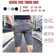 Quần short nam tây âu CARO co giãn sang trọng giá sỉ SIZE 27 ĐẾN 34 CR01