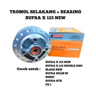 REAR DRUM + BEARING SUPRA X 125 NEW DOUBLE DISC/ NEW BLADE/ SUPRA HELMET IN/ SONIC/ SUPRA/ GTR / Cs 