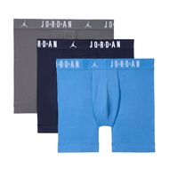 Nike Underwear Jordan Flight Boxer Men's Black Gray Blue 3 Pieces Pack [ACS] JD2433063AD-002