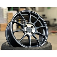 NEW 16X7J AOW ZE40 Time Attack Rim (set of 4) Blue 4X100 for City Jazz Vios Yaris Myvi Mazda 2