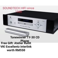 Tonewinner TY-30 CD player Bal XLR 24/Bits/384Khz+ Free Gift Atelier Rullit VKll Excellentz (1m leng