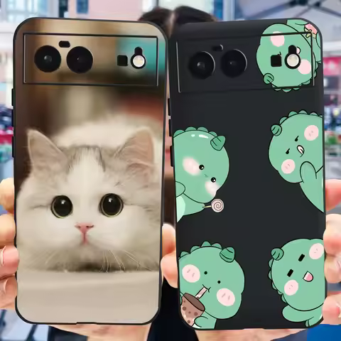 Cute Case For Google Pixel 6 6a 6 Pro Soft Silicone TPU Phone Back Cover For Googl Pixel 6Pro Pixel6