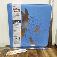 Ultra Pro Elite Series Lucario 12-Pocket Zippered PRO-Binder Pokemon 480 Sleeve Album Card TCG MTG
