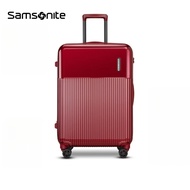 ST&amp;💘Samsonite（Samsonite）Luggage Marriage Dowry Case Red Trolley Case Boarding Bag Travel DK7 Ruby Red 20Inch Weight2.9kg