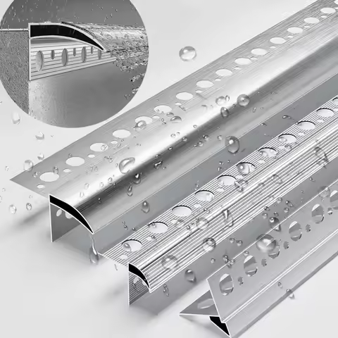 Aluminum Alloy Water Drip Edge Outdoor Window Sill Eaves Drip Line Wall Rainproof Water Deflector Ro