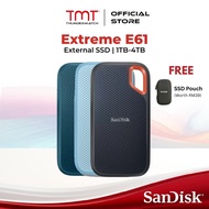 TMT SanDisk Extreme E61 Type-C External SSD USB 3.2 (1TB/2TB/4TB) (Black/Sky Blue/Monterey)