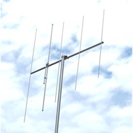 Yagi VHF 144Mhz 2m 5 elemen Antena Pengarah Rig HT Jarak Jauh Boomer