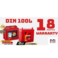 (Installation Provided) EXIDE DIN 100 | CAR BATTERY BATERI KERATA