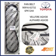 『WM』TOYOTA ALPHARD VELLFIRE AGH30 2.5 FAN BELT 90916-02732 6PK1244