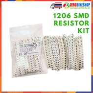 1206 SMD Resistor Kit ตัวต้านทานแบบ SMD 1206 1ohm-1M Ohm จำนวน (33x20) 660 ชิ้น/ชุด by ZEROBIKE