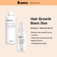 andSons Hair Growth Basic Duo for Men | DHT Blocker Shampoo + Redensyl 3% Serum (2pcs Set)