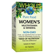 Whole Earth & Sea from Natural Factors, Women's Multivitamin & Mineral, Whole Food Supplement, Vegan