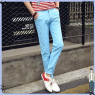 Seluar kasual kurus seluar jeans lelaki 【Ready Stock】 【NEW ARRIVAL】 Skin casual trousers Seluar jean