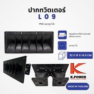 K.POWER L09 ปากเสียงแหลม ขนาดรู 1 นิ้ว วัสดุทำมาจาก PVC แข็งแรง ทนทาน (สินค้าใหม่แกะกล่อง มีหน้าร้าน