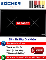 [HCM]Bếp từ đôi Kocher DI 808GE nhập khẩu Đức bếp từ bếp điện từ bếp từ đôi bếp điện từ đôi bếp từ g