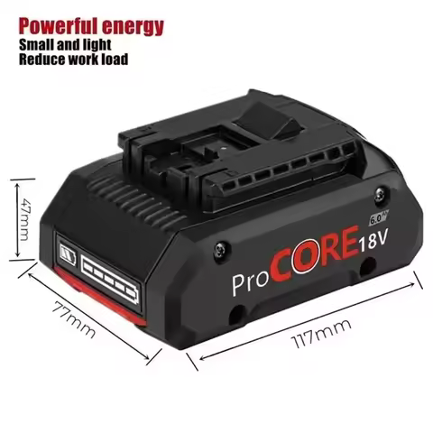 Premium 18V lithium-ion battery pack, 4Ah-6Ah,compatible with Bosch 18V GBA18V80 MAX cordless power 