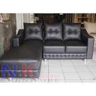 Sofa kursi Tamu Minimalis mewah sofa sudut kantor modern + MEJA - JABODETABEK ONLY