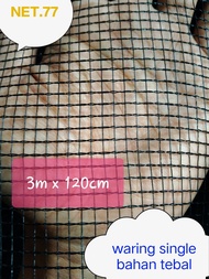 WARING HITAM 3 METER MURAH/WARING SINGLE/WARING PAGAR/WARING KANDANG AYAM/WARING SAWAH/PAGAR TANAMAN