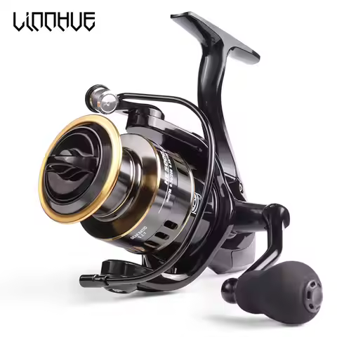 LINNHUE 2020 New Fishing Reel HE1000-7000 Max Drag 10kg Reel Fishing 5.2:1 High Speed Metal Spool Sp