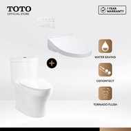 TOTO One Piece Toilet Bowl C889CDESI with Washlet TCF34461GSG (Concealed Connection)