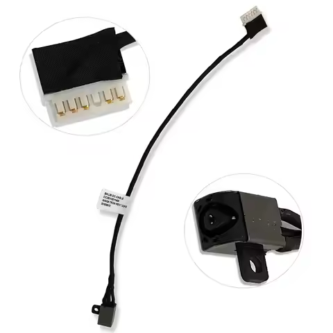 DC Power Jack with cable For Dell Lingyue Inspiron 17-5765 5767 Laptop DC-IN Charging Flex Cable P66