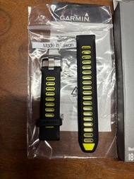 Garmin Forerunner 255s/265s - Quick Release Bands (18 mm) - Black/Amp Yellow