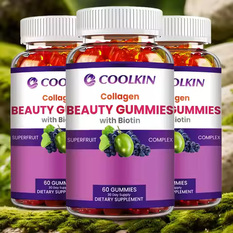 Beauty Gummies - for Skin, Nail & Hair Health, Anti-Aging, Detoxification & Cleansing - 60 Gummies