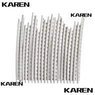 KAREN1 20pcs Guitar Fret Wire​, 2.0mm Width​ ​Chrome ​Fretwire Set​, Durable ​Copper ​Luthier Tools​