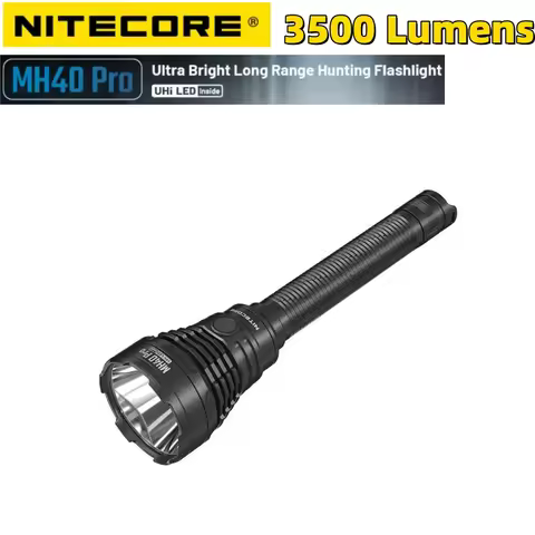 NITECORE MH40 Pro Law Enforcement 3500LM USB-C Rechargeable Wireless Remote Switch 1300M Beam Flashl