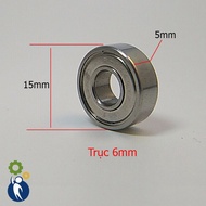 Shaft Bearing 6mm 6x15x5mm 696ZZ
