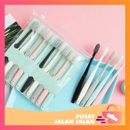 Pjj - H5463 Toothbrush 10 in 1 / Soft Bristle Toothbrush / Adult Toothbrush / Soft Bristle Toothbrus