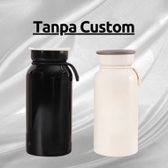 Tumbler Custom Milky Mug Stainless 400ml Kopi Cangkir Botol Minum Tahan Panas Dingin Print UV Insula