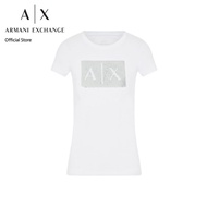 AX Armani Exchange เสื้อยืดผู้หญิง รุ่น AX 8NYTDL YJ73Z6110 - สีขาว