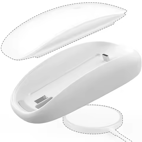 Mouse Charger for Magic Mouse 2 USB C Wireless Charging Support Ergonomic Grip&Mouse Base for Magic 