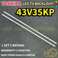 43V35KP TOSHIBA TV LED BACKLIGHT BARU READY STOCK 43V35 43V35K