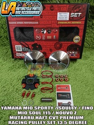 YAMAHA MIO SPORTY / SOULTY / FINO / MIO SOUL 115 / NOUVO MUTARRU PREMIUM RACING PULLEY SET HAFT CVT 