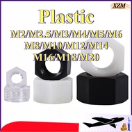 Nylon Hex Nut Nut Black/White/Transparent Nylon Hex Nut M2/M2.5-M20 (XZM-MB)