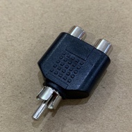 T RCA = 2 RCA Female to RCA Male