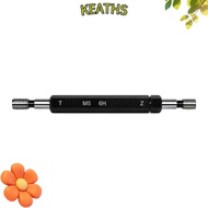 KEATHS Double Ends Thread Gauge, Black M5x0.8 Thread Plug Gauge, Durable Steel Material 6H Tolerance