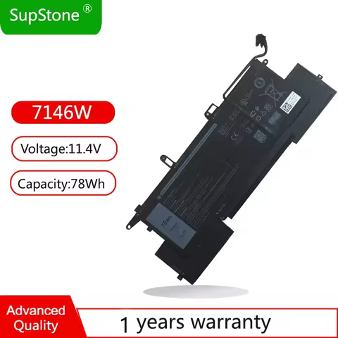 SupStone 7146W NF2MW Laptop Battery For Dell Latitude 7400 2-IN-1 E7270 E7260 P110G001 85XM8 02K0CK 