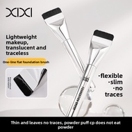 Xixi Flat Top Foundation Brush, Angled Edge, Blush Blending, Detail Concealer, Dense Bristles X779