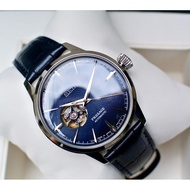 Seiko SSA405J1 Presage Midnight Cocktail Blue Moon Open Heart Blue Leather Automatic Watch