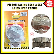 HPSP PISTON RACING TECH 2 SET LC135 Y15ZR [ 63mm 65mm 66mm ] 100% ORIGINAL RACING RED LEO SCK REDLEO
