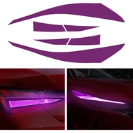 TOMALL Headlight Sidemarker Rear Fog Light Vinyl Films Smoke Tint Compatible with Hyundai Elantra 20