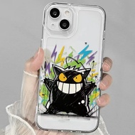 Funny Pokemon Gengar For iPhone 17Promax 17 Phone Cover 16Pro 13 Shockproof iPhone Case For iPhone 1