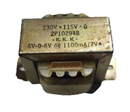 Stepdown Transformer 230V to 6V-0-6V (20Va - 1Va)