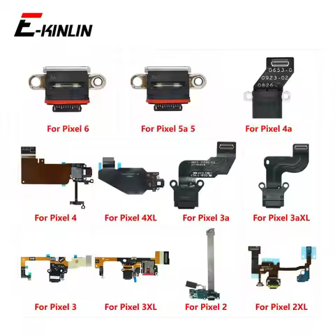 USB Charging Charger Dock Port Board Flex Cable For Google Pixel 2 3 3a 4 XL 4a 5 5a 6 7 Pro 6a 4XL 