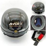 HELMET MHR HALF HELMET MHR KURA KURA NINJA TURTLE HELMET MALIBACK  MALI BLACK MHR STENG HALF CUT KEL